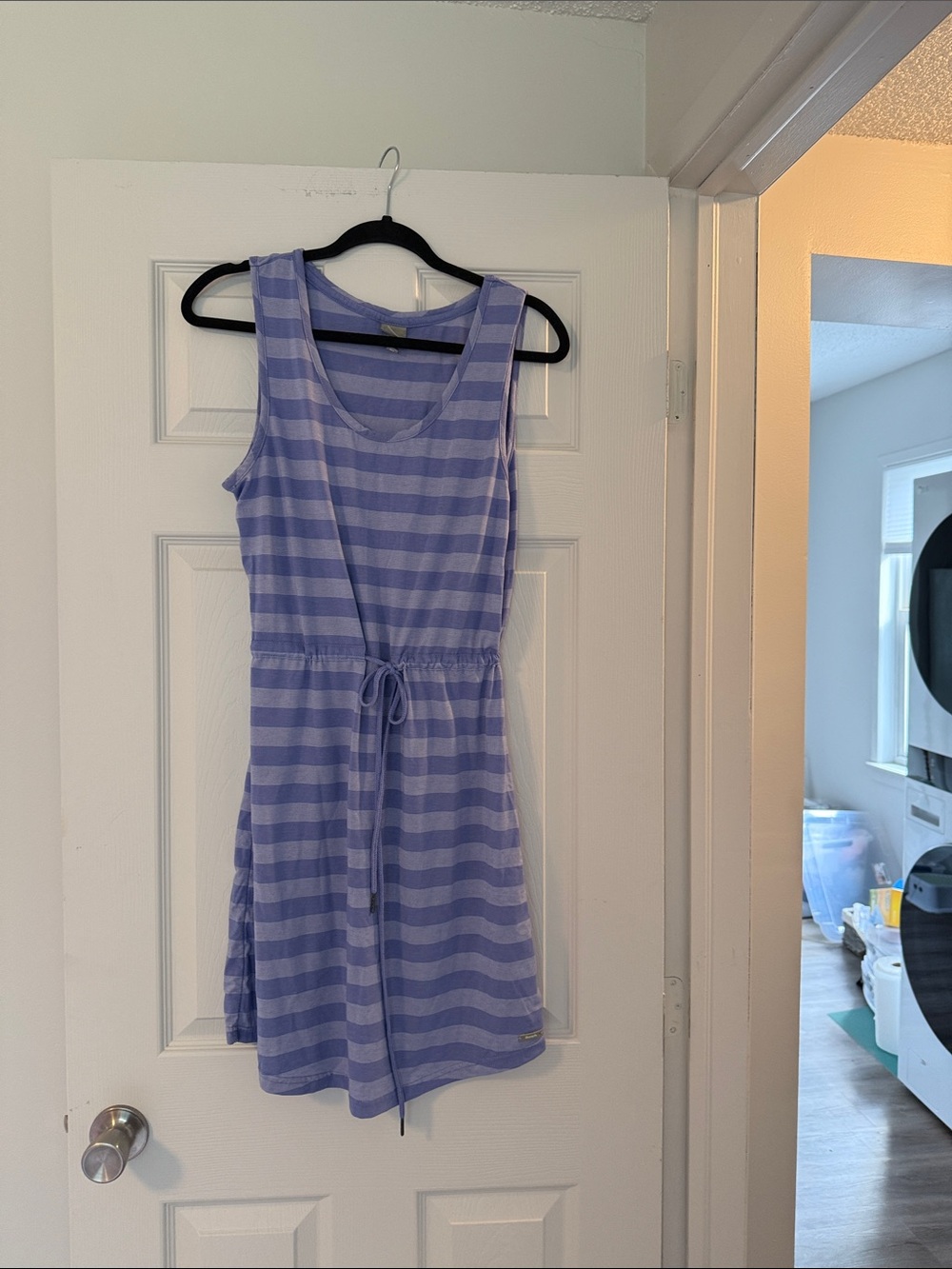 Bench Lavender and Light Purple Striped Midi Dress
